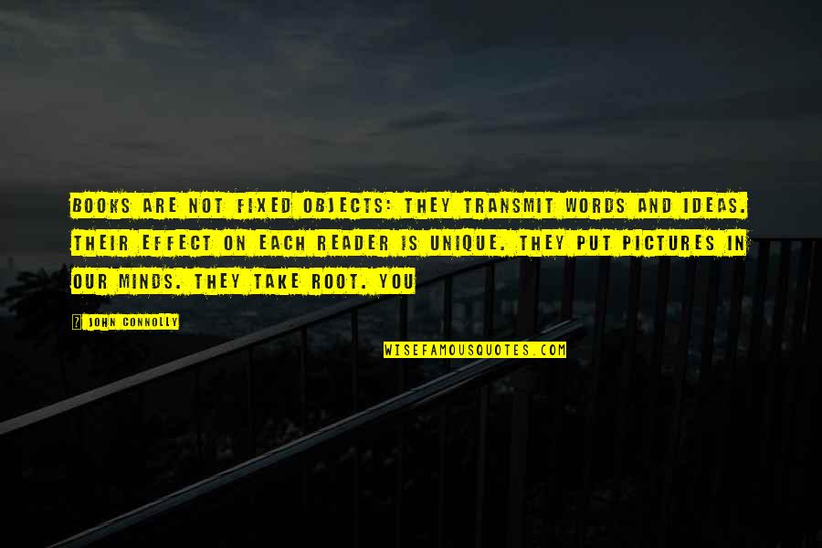 Minds On Quotes By John Connolly: Books are not fixed objects: they transmit words Minds On Quotes By John Connolly: Books are not fixed objects: they transmit words