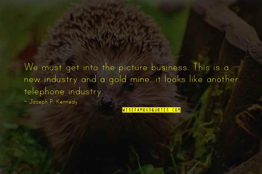 Mine Your Own Business Quotes By Joseph P. Kennedy: We must get into the picture business. This