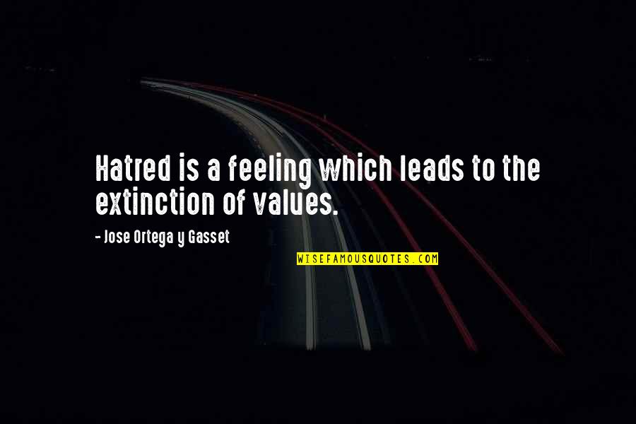 Minhs Automotive Quotes By Jose Ortega Y Gasset: Hatred is a feeling which leads to the Minhs Automotive Quotes By Jose Ortega Y Gasset: Hatred is a feeling which leads to the