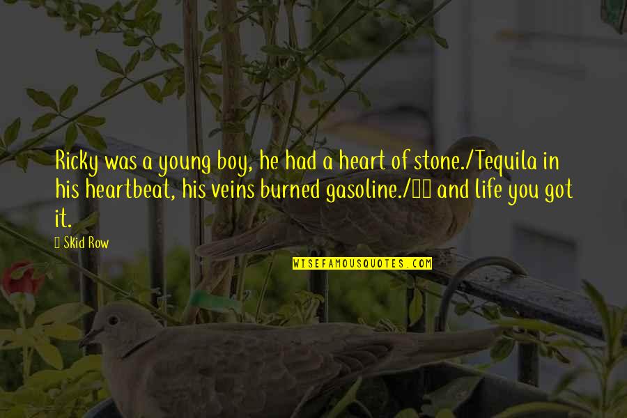 Mininno Law Quotes By Skid Row: Ricky was a young boy, he had a Mininno Law Quotes By Skid Row: Ricky was a young boy, he had a