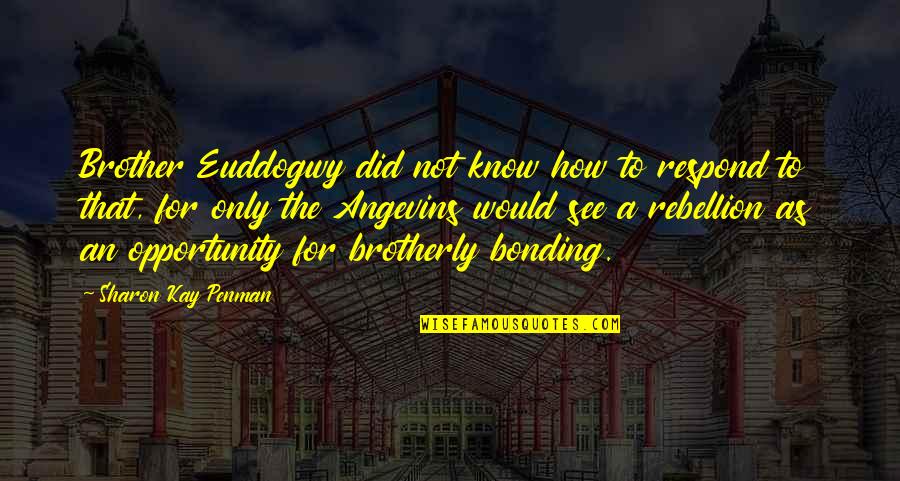 Miozidine Quotes By Sharon Kay Penman: Brother Euddogwy did not know how to respond Miozidine Quotes By Sharon Kay Penman: Brother Euddogwy did not know how to respond