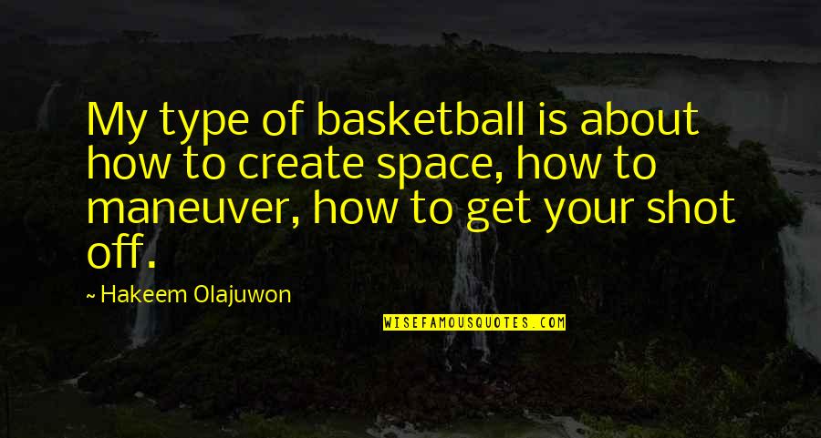 Miracles Happening Quotes By Hakeem Olajuwon: My type of basketball is about how to