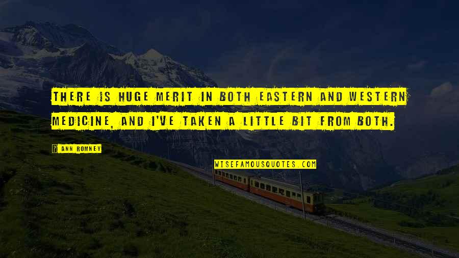 Miraran Quotes By Ann Romney: There is huge merit in both Eastern and Miraran Quotes By Ann Romney: There is huge merit in both Eastern and