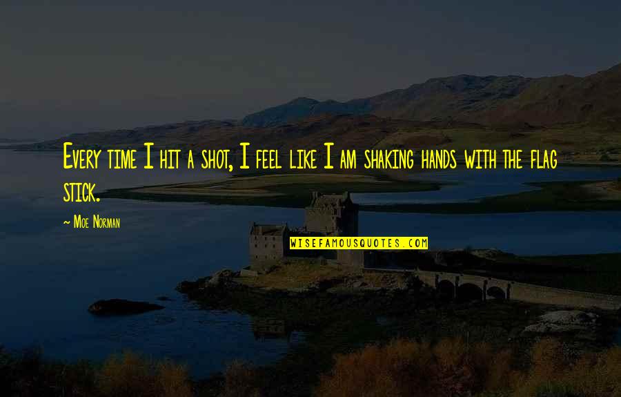 Mirarte Sebastian Quotes By Moe Norman: Every time I hit a shot, I feel