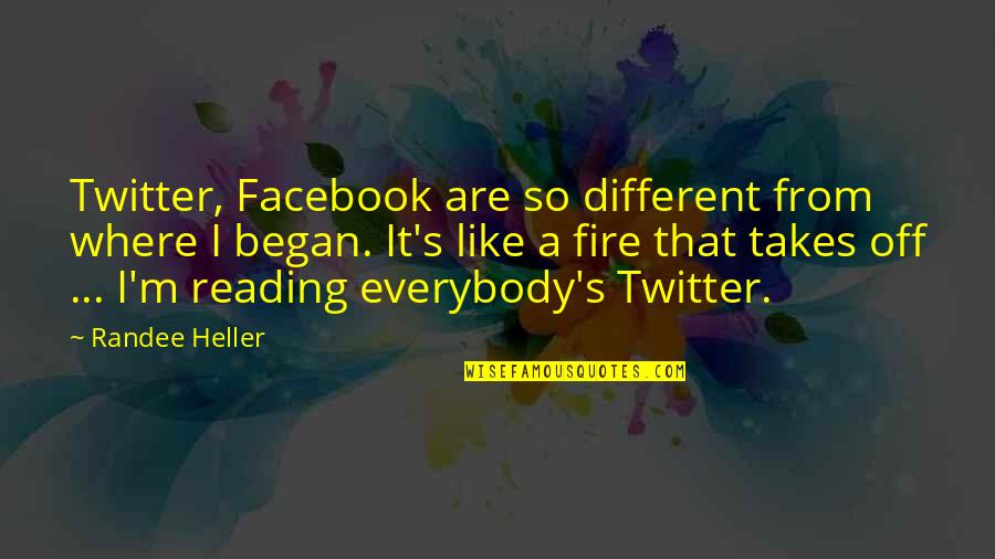 Mirceta Slivancanin Quotes By Randee Heller: Twitter, Facebook are so different from where I