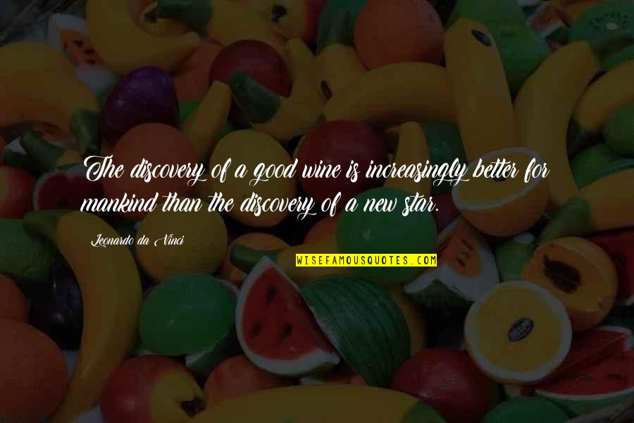 Mires Grocery Quotes By Leonardo Da Vinci: The discovery of a good wine is increasingly Mires Grocery Quotes By Leonardo Da Vinci: The discovery of a good wine is increasingly
