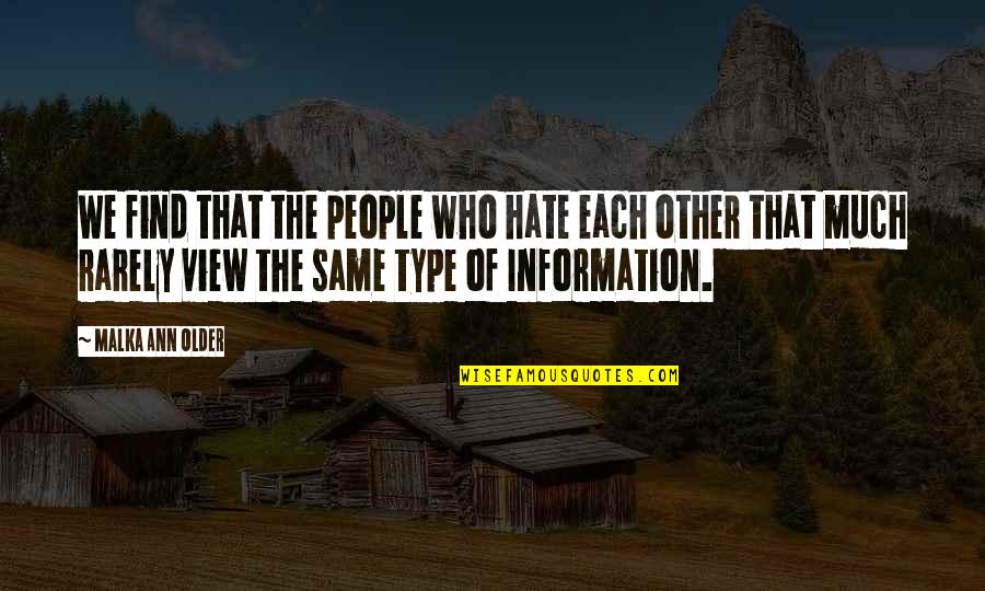 Miroslav Krleza Quotes By Malka Ann Older: We find that the people who hate each Miroslav Krleza Quotes By Malka Ann Older: We find that the people who hate each