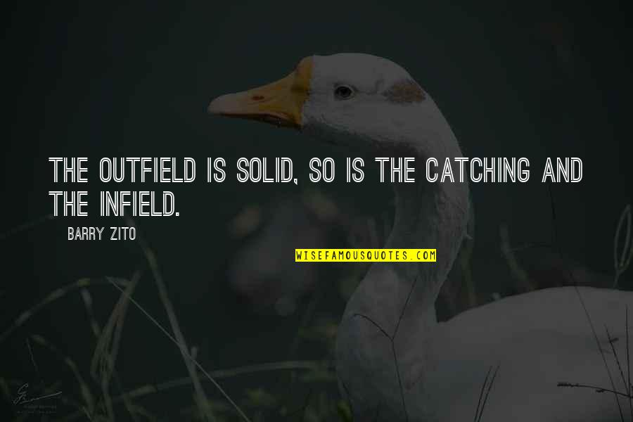 Mirrlees Jvs12t Quotes By Barry Zito: The outfield is solid, so is the catching