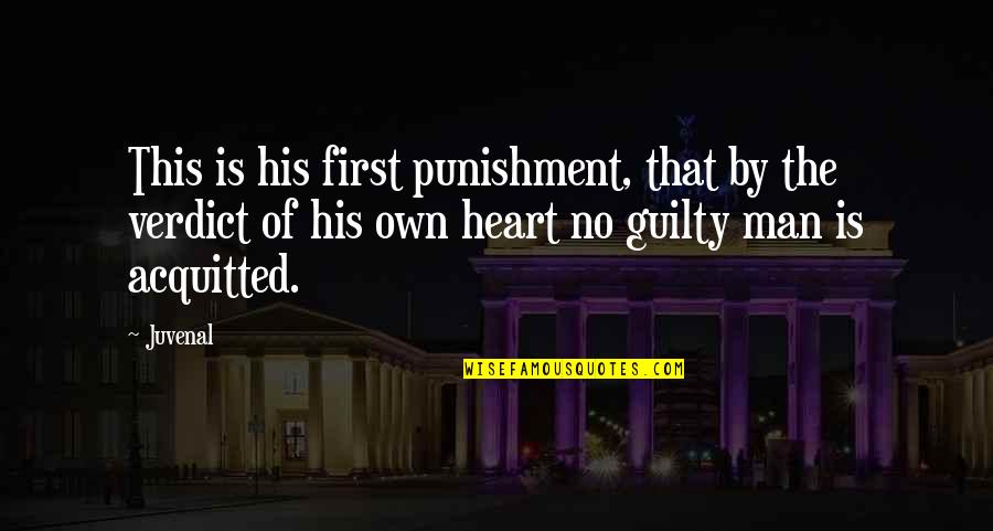 Mirtala Bentov Quotes By Juvenal: This is his first punishment, that by the Mirtala Bentov Quotes By Juvenal: This is his first punishment, that by the