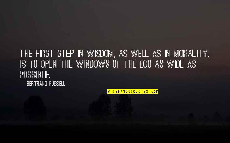 Miscalculated The Economy Quotes By Bertrand Russell: The first step in wisdom, as well as