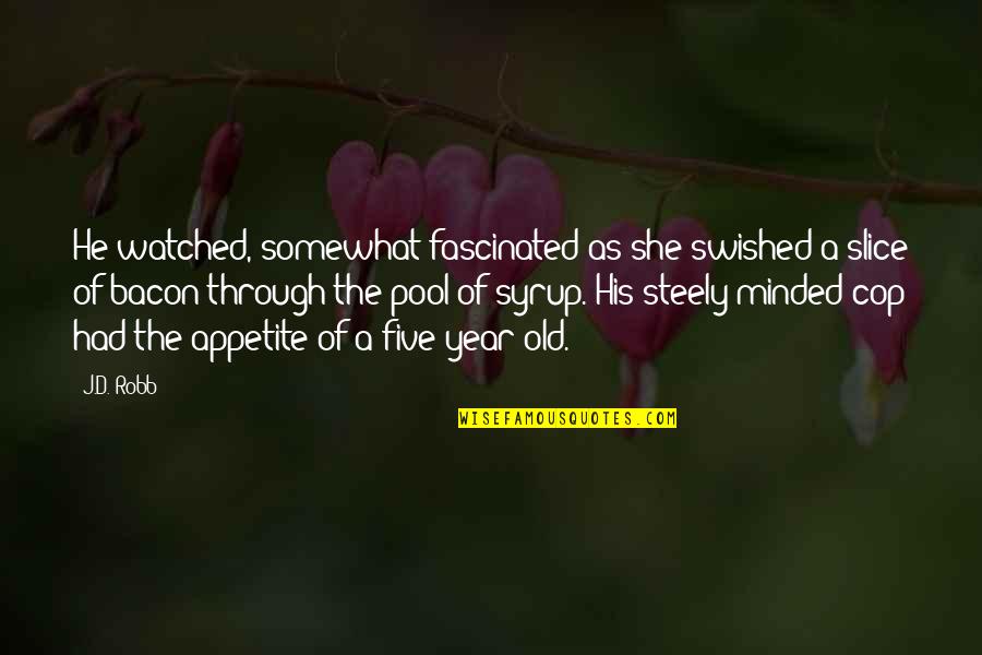 Misener Motorsports Quotes By J.D. Robb: He watched, somewhat fascinated as she swished a Misener Motorsports Quotes By J.D. Robb: He watched, somewhat fascinated as she swished a