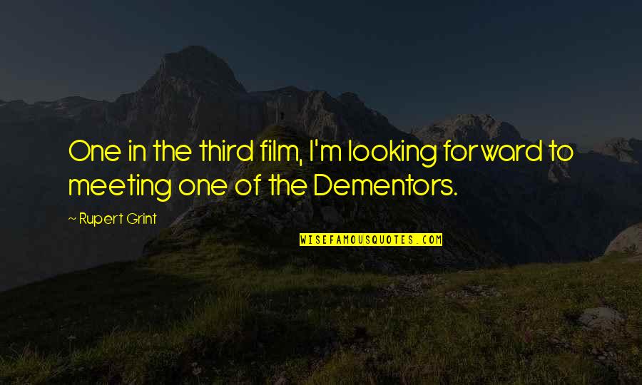 Mishandling Venomous Snakes Quotes By Rupert Grint: One in the third film, I'm looking forward