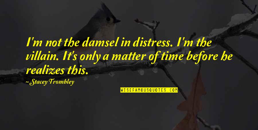 Miss Caroline Quotes By Stacey Trombley: I'm not the damsel in distress. I'm the