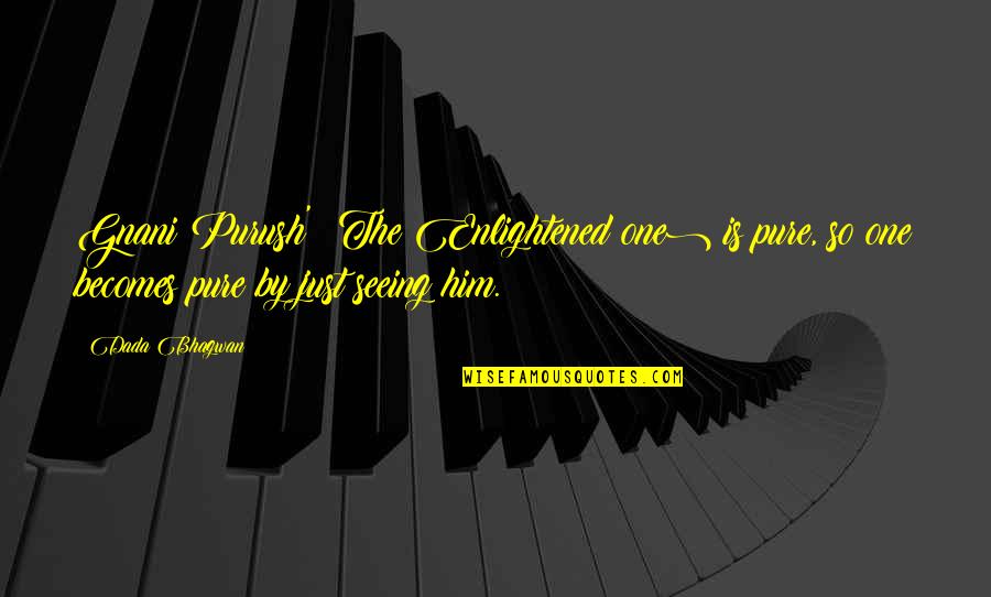 Missimo Quotes By Dada Bhagwan: Gnani Purush' (The Enlightened one) is pure, so