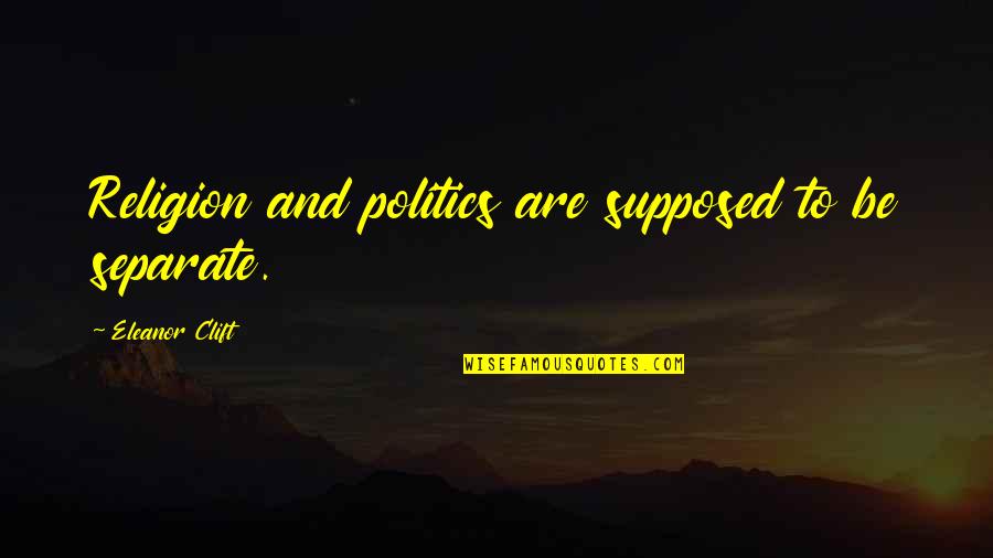 Misspeaking Etc Crossword Quotes By Eleanor Clift: Religion and politics are supposed to be separate. Misspeaking Etc Crossword Quotes By Eleanor Clift: Religion and politics are supposed to be separate.