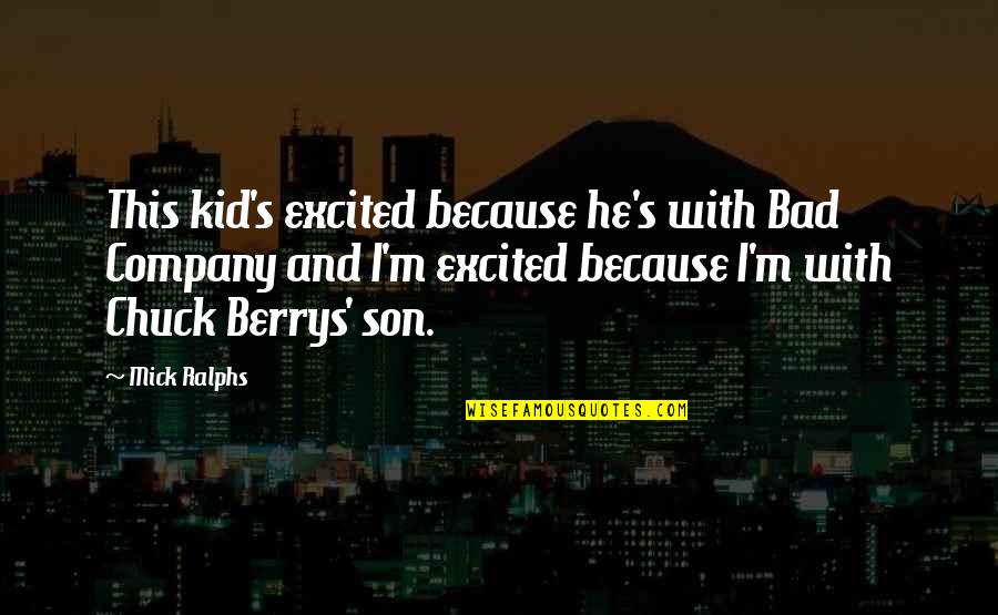Mistakes On Pinterest Quotes By Mick Ralphs: This kid's excited because he's with Bad Company