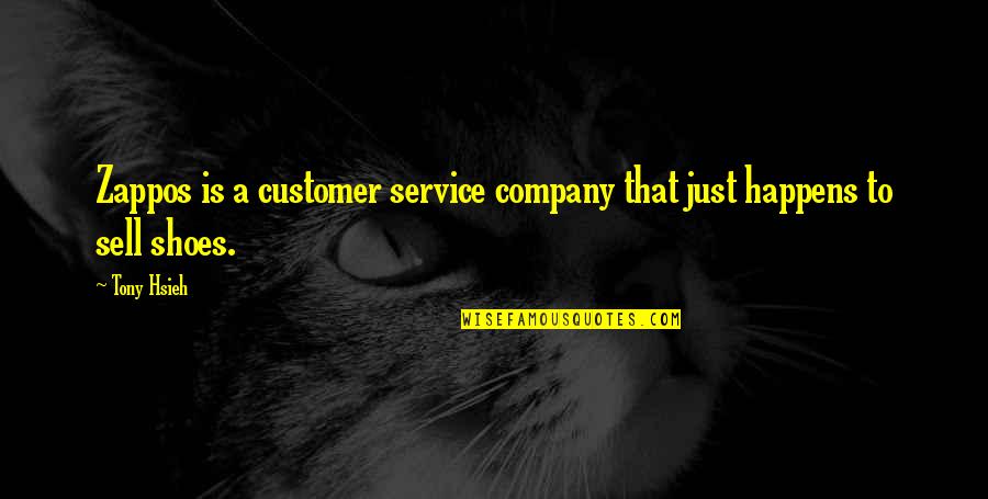 Misunderstanding In Marathi Quotes By Tony Hsieh: Zappos is a customer service company that just