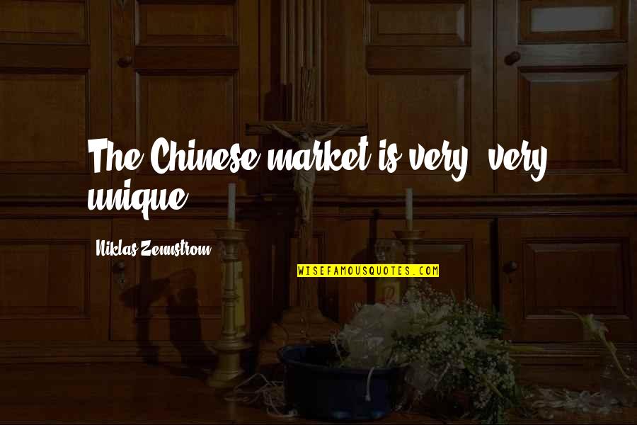 Mixtapes Live Quotes By Niklas Zennstrom: The Chinese market is very, very unique. Mixtapes Live Quotes By Niklas Zennstrom: The Chinese market is very, very unique.