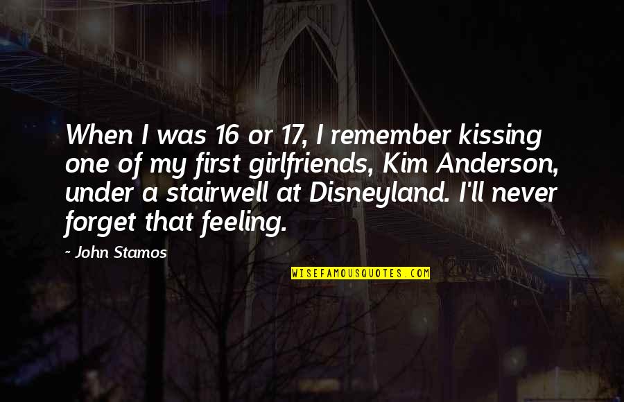 Mizz Amanda Quotes By John Stamos: When I was 16 or 17, I remember Mizz Amanda Quotes By John Stamos: When I was 16 or 17, I remember