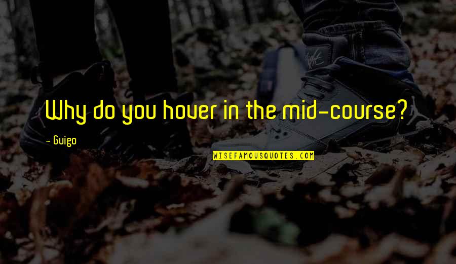 Mlk Favorite Quotes By Guigo: Why do you hover in the mid-course?