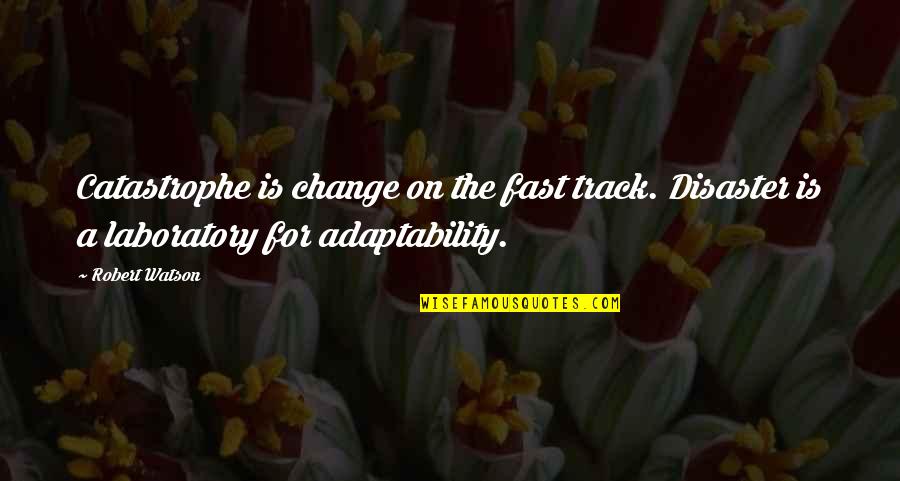Mmwr Covid Quotes By Robert Watson: Catastrophe is change on the fast track. Disaster