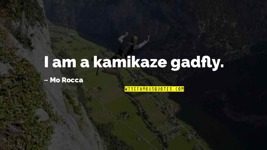 Mo Rocca Quotes By Mo Rocca: I am a kamikaze gadfly.