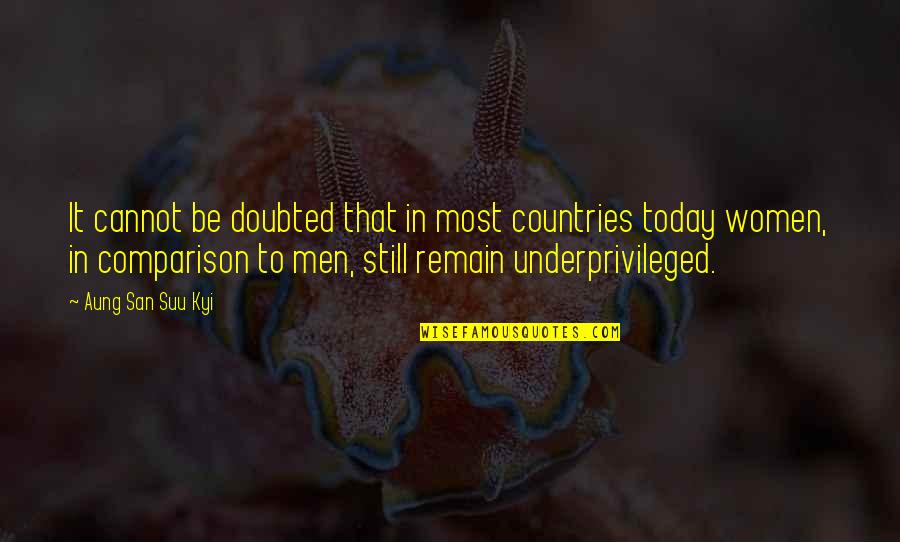 Mo Willems Pigeon Quotes By Aung San Suu Kyi: It cannot be doubted that in most countries Mo Willems Pigeon Quotes By Aung San Suu Kyi: It cannot be doubted that in most countries