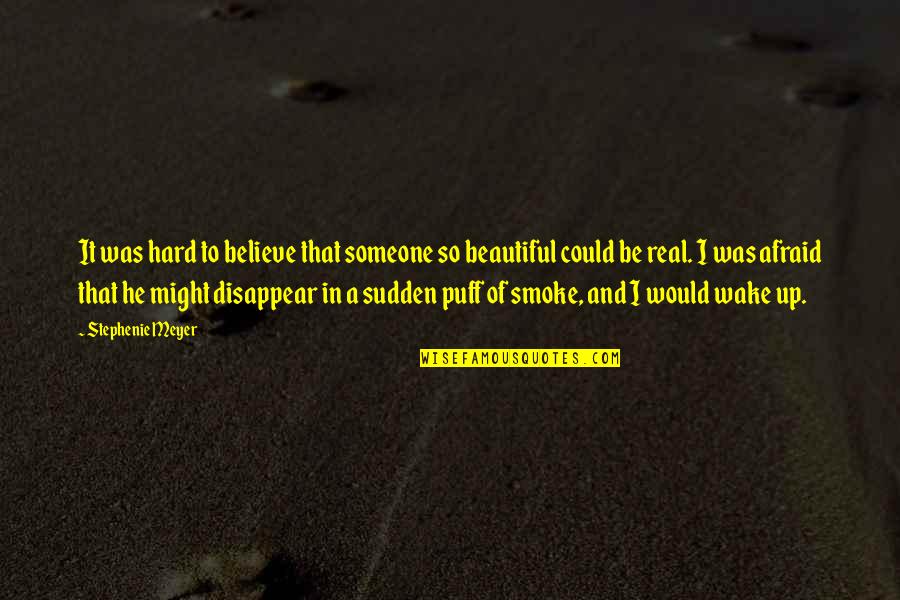 Mobile Photography Quotes By Stephenie Meyer: It was hard to believe that someone so