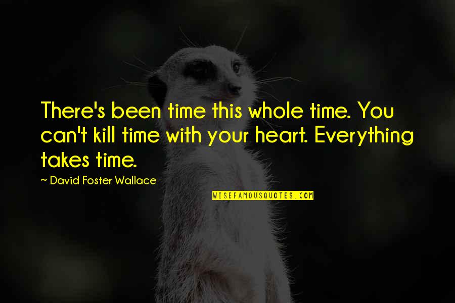Mobilities Llc Quotes By David Foster Wallace: There's been time this whole time. You can't Mobilities Llc Quotes By David Foster Wallace: There's been time this whole time. You can't