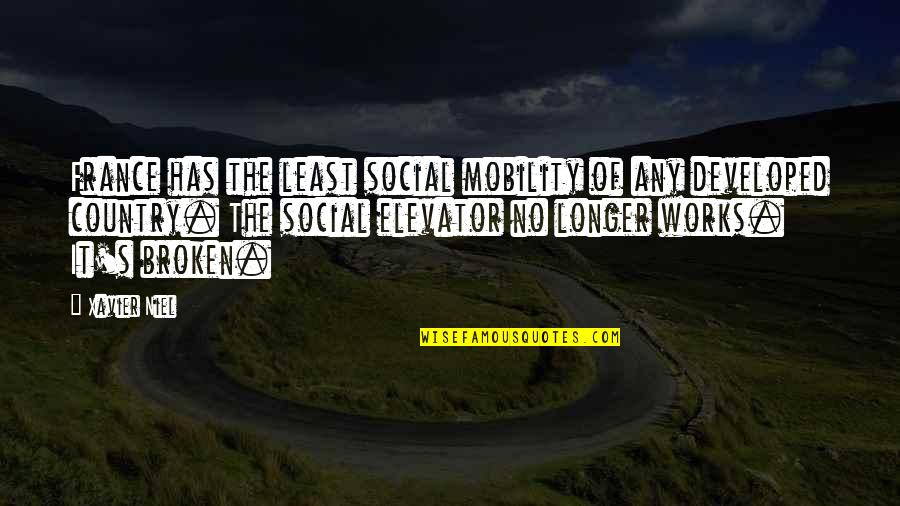 Mobility Quotes By Xavier Niel: France has the least social mobility of any Mobility Quotes By Xavier Niel: France has the least social mobility of any