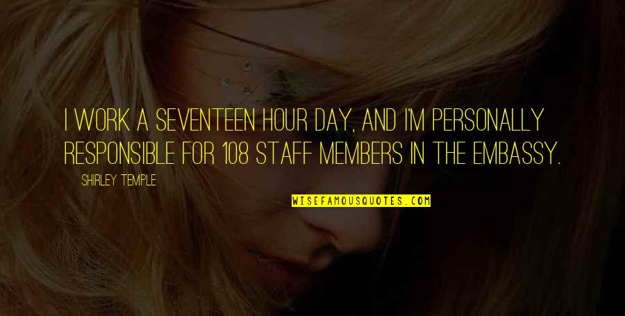 Moisturizer For Oily Skin Quotes By Shirley Temple: I work a seventeen hour day, and I'm Moisturizer For Oily Skin Quotes By Shirley Temple: I work a seventeen hour day, and I'm