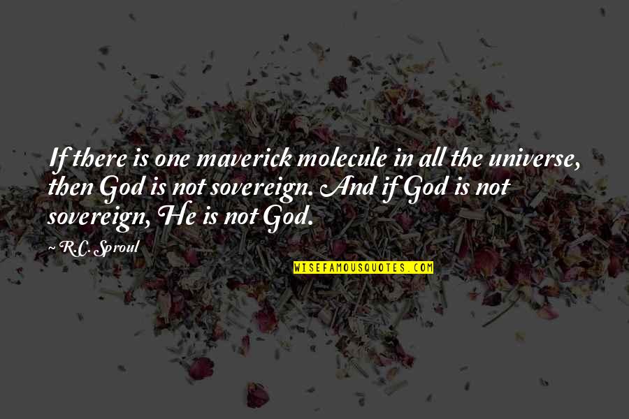 Molecules Quotes By R.C. Sproul: If there is one maverick molecule in all