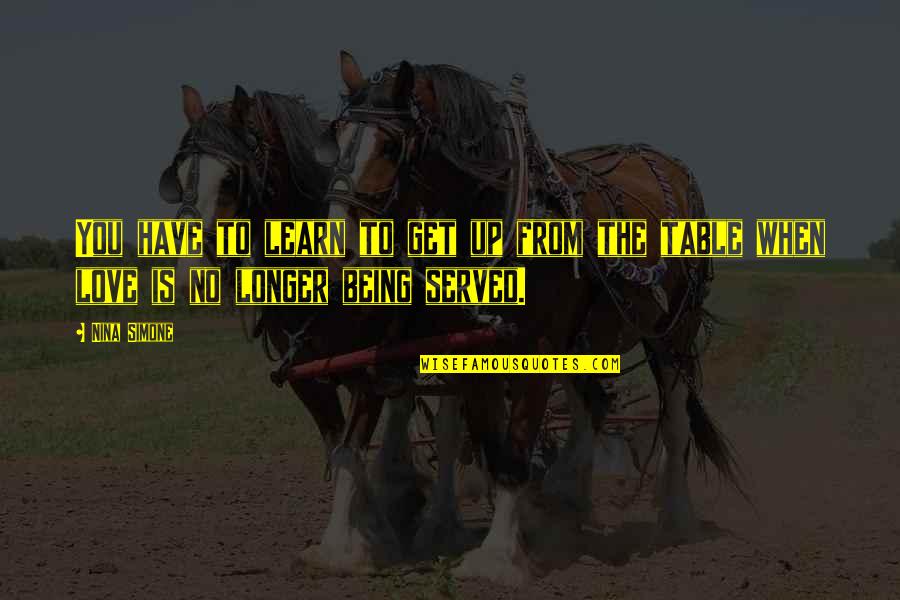 Moloi Frangipani Quotes By Nina Simone: You have to learn to get up from