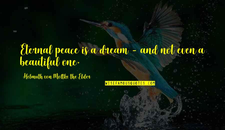 Moltke Quotes By Helmuth Von Moltke The Elder: Eternal peace is a dream - and not