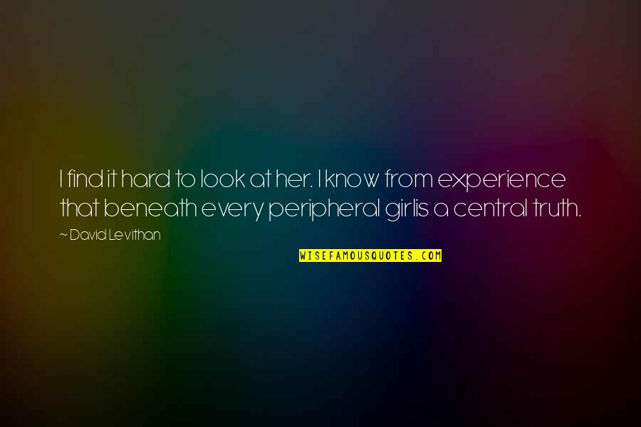 Monday Motivation For The Work Week Quotes By David Levithan: I find it hard to look at her. Monday Motivation For The Work Week Quotes By David Levithan: I find it hard to look at her.