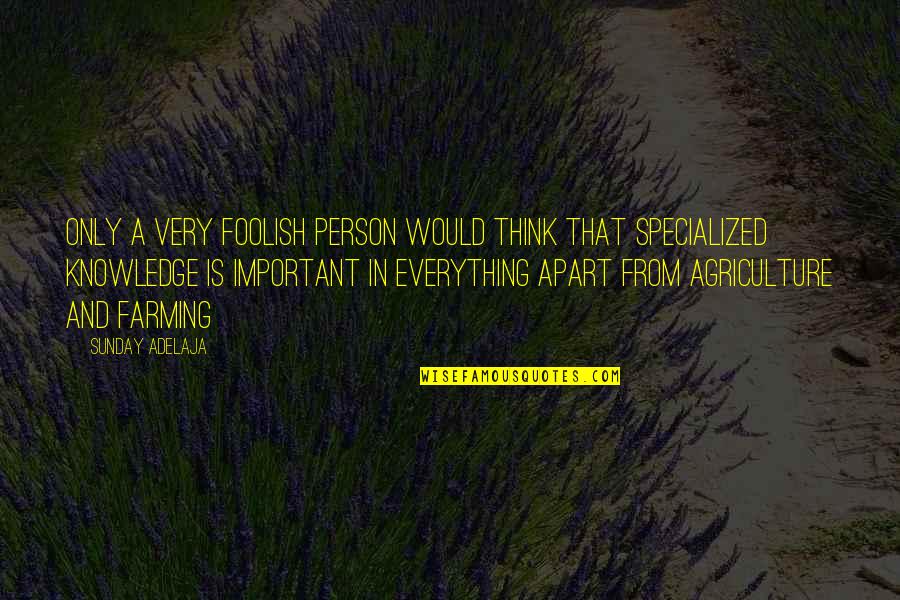 Money And Knowledge Quotes By Sunday Adelaja: Only a very foolish person would think that Money And Knowledge Quotes By Sunday Adelaja: Only a very foolish person would think that