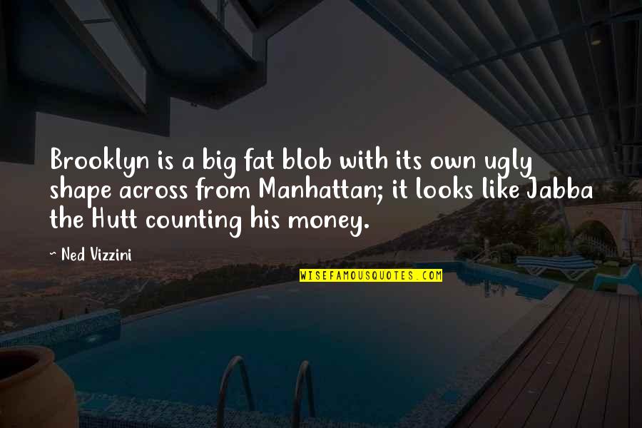Money Counting Quotes By Ned Vizzini: Brooklyn is a big fat blob with its