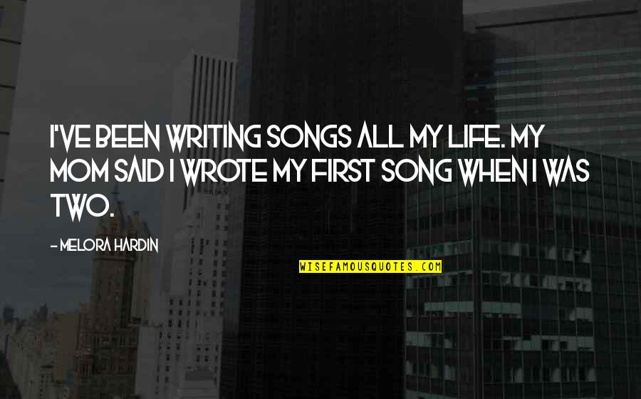 Money In The Catcher In The Rye Quotes By Melora Hardin: I've been writing songs all my life. My