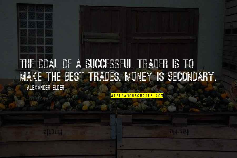 Money Is The Best Quotes By Alexander Elder: The goal of a successful trader is to