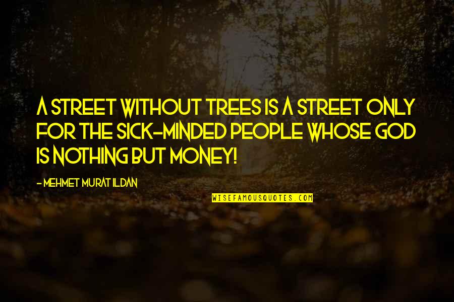 Money Trees Quotes By Mehmet Murat Ildan: A street without trees is a street only