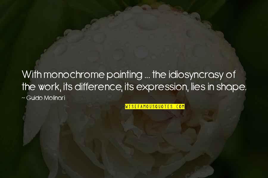 Monochrome Quotes By Guido Molinari: With monochrome painting ... the idiosyncrasy of the Monochrome Quotes By Guido Molinari: With monochrome painting ... the idiosyncrasy of the