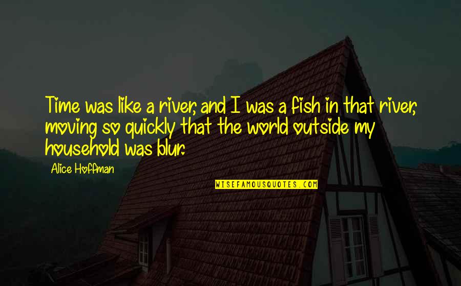 Montrese Computer Quotes By Alice Hoffman: Time was like a river, and I was Montrese Computer Quotes By Alice Hoffman: Time was like a river, and I was