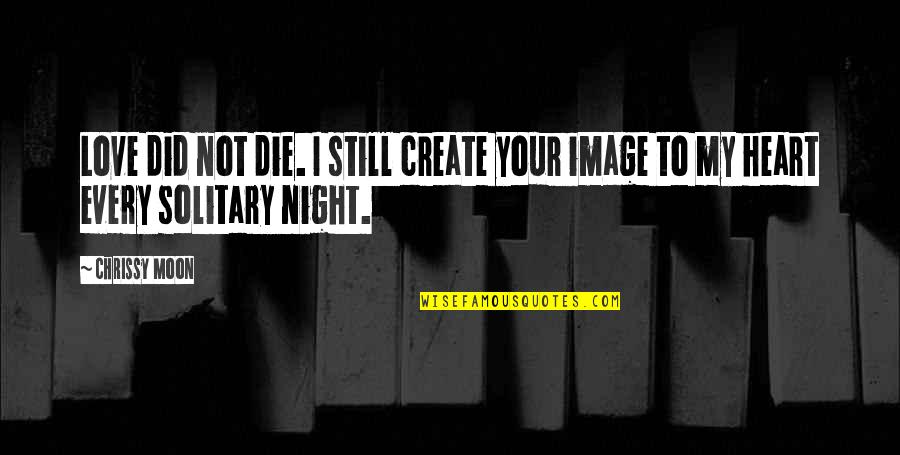 Moon Night Quotes By Chrissy Moon: Love did not die. I still create your