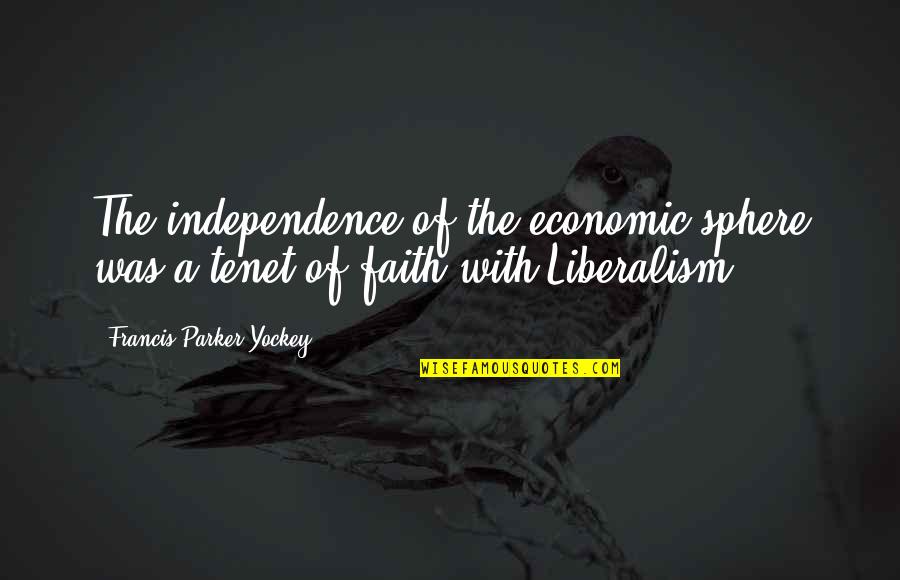Moose Quotes And Quotes By Francis Parker Yockey: The independence of the economic sphere was a Moose Quotes And Quotes By Francis Parker Yockey: The independence of the economic sphere was a