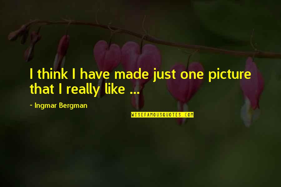 Mooty Fool Quotes By Ingmar Bergman: I think I have made just one picture Mooty Fool Quotes By Ingmar Bergman: I think I have made just one picture