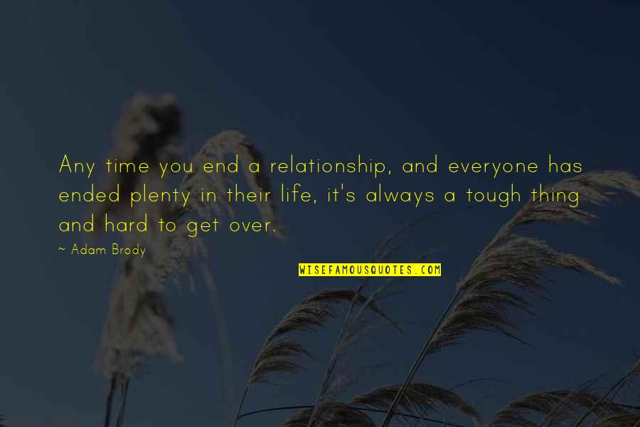 Morandis White Color Quotes By Adam Brody: Any time you end a relationship, and everyone Morandis White Color Quotes By Adam Brody: Any time you end a relationship, and everyone