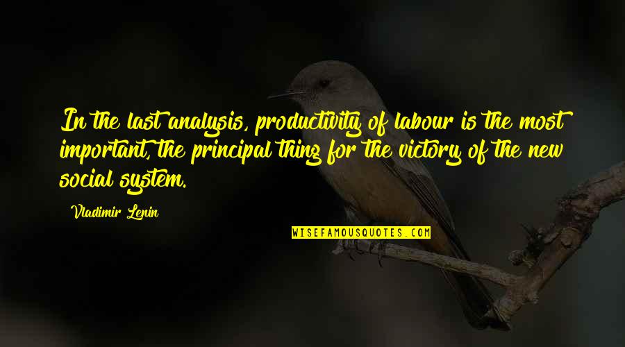 Morbidities Of Acute Quotes By Vladimir Lenin: In the last analysis, productivity of labour is Morbidities Of Acute Quotes By Vladimir Lenin: In the last analysis, productivity of labour is