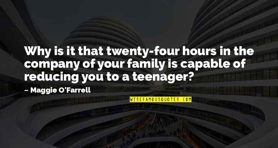 Morbosamente Quotes By Maggie O'Farrell: Why is it that twenty-four hours in the Morbosamente Quotes By Maggie O'Farrell: Why is it that twenty-four hours in the