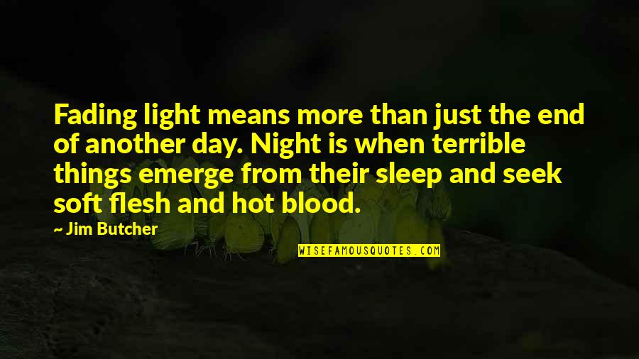 More Sleep Quotes By Jim Butcher: Fading light means more than just the end More Sleep Quotes By Jim Butcher: Fading light means more than just the end