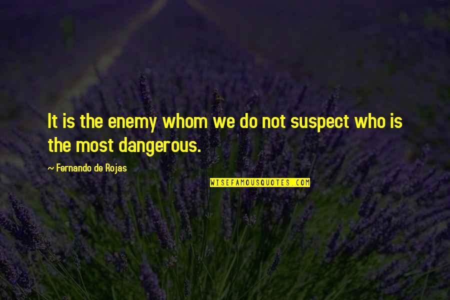 Morels 2020 Quotes By Fernando De Rojas: It is the enemy whom we do not Morels 2020 Quotes By Fernando De Rojas: It is the enemy whom we do not